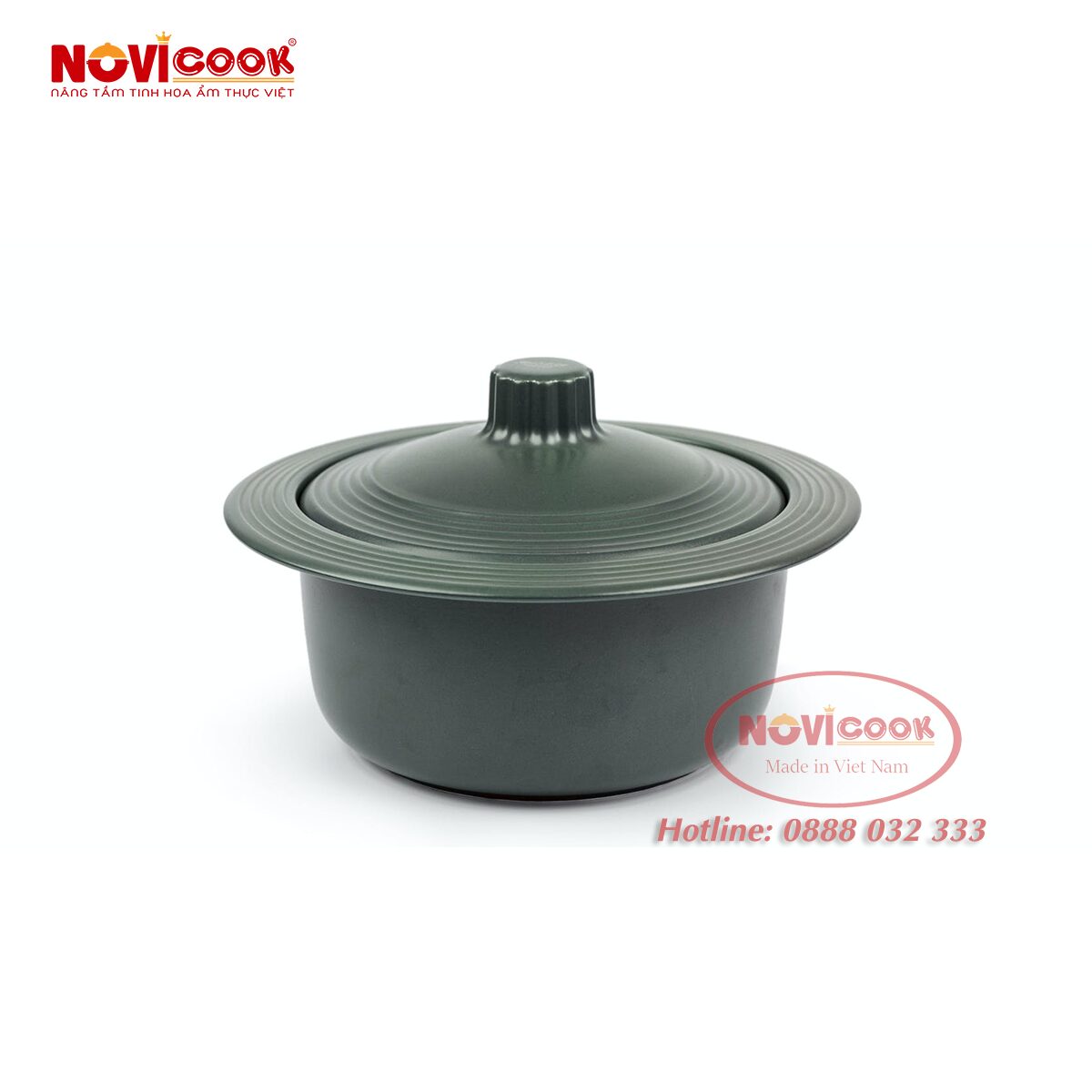 Nồi sứ dưỡng sinh INOcook Vuông