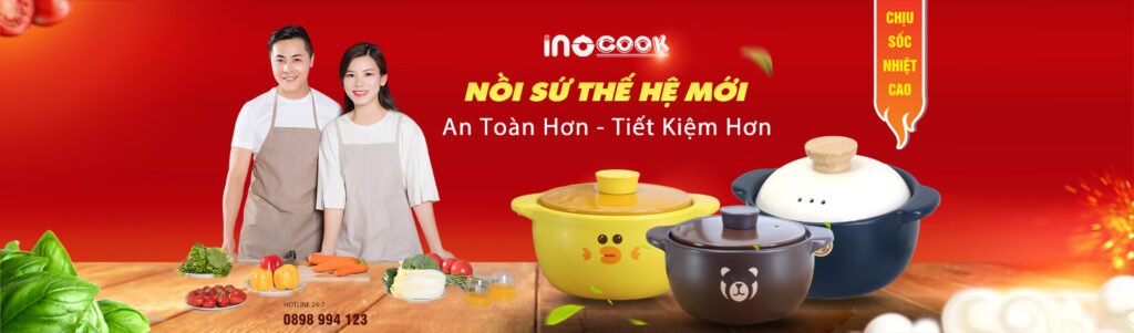 Nồi Đất- nồi sứ inocook