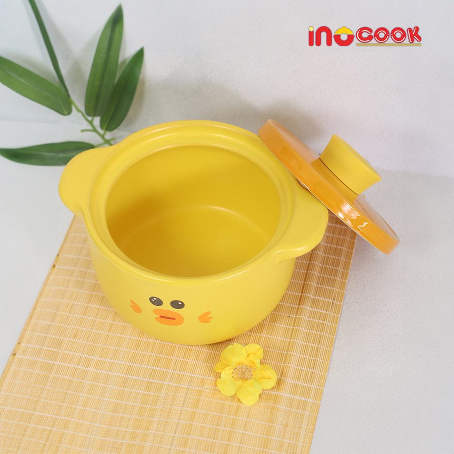 Nồi Hầm Hàn Quốc Hình Vịt Vàng INOcook INO032024