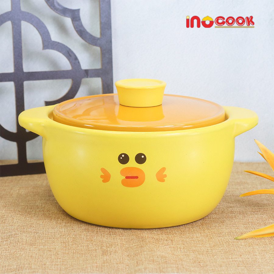 Nồi Hầm Hàn Quốc Hình Vịt Vàng INOcook INO032024