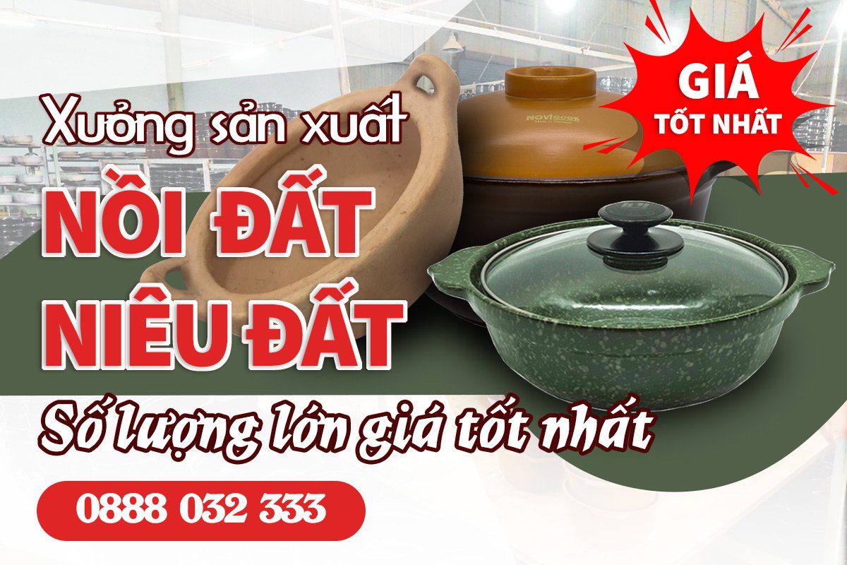 xưởng sản xuất nồi đất, niêu đất số lượng lớn giá tốt nhất 111